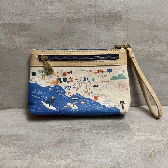 Spartina 449 Southern California Scout Wristlet Wallet Los Angeles San Diego - Picture 6 of 9